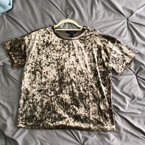 Forever 21 Crushed Velvet Tee
